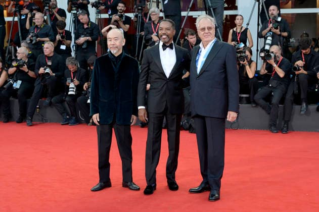 Shinya Tsukamoto, Rodney Hicks, and Geoffrey Rush at the premiere of the feature film *Mr. Nelson*, Did You Kill People, Nelson-san, at the 2023 Venice Biennale—the 83rd Venice International Film Festival—at the Palazzo del Cinema in Venice, September 4, 2026 Foto:xA.xM.xTinghinox xFuturexImagex people_6914