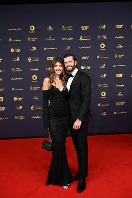 Stella Sellere and Dominik Krzysztofek at the 32nd Golden Hen Awards ceremony in 2026 at the Leipzig Trade Fair, September 4, 2026 Copyright: xMatthiasxWehnertx