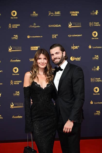 Stella Sellere and Dominik Krzysztofek at the 32nd Golden Hen Awards ceremony in 2026 at the Leipzig Trade Fair, September 4, 2026 Copyright: xMatthiasxWehnertx