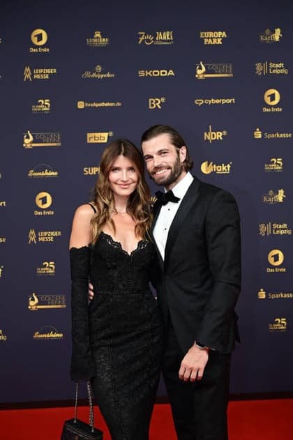 Stella Sellere and Dominik Krzysztofek at the 32nd Golden Hen Awards ceremony in 2026 at the Leipzig Trade Fair, September 4, 2026 Copyright: xMatthiasxWehnertx