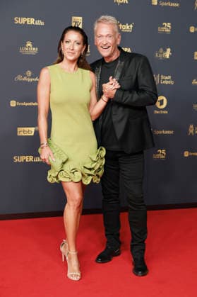 Olaf Berger with his wife, Julia Berger, at the 32nd Golden Hen Awards ceremony in 2026 at the Leipzig Trade Fair, September 4, 2026 Foto:xR.xStoffelsx xFuturexImagex henne_6583