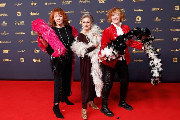 Regina Thoss, Dagmar Frederic, and Dagmar Gelbke at the 32nd Golden Hen Awards ceremony in 2026 at the Leipzig Trade Fair, September 4, 2026 Foto:xR.xStoffelsx xFuturexImagex henne_6528