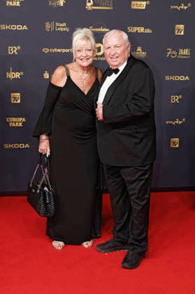 Ulli Wegner with his wife Margret Wegner at the 32nd Golden Hen Awards ceremony in 2026 at the Leipzig Trade Fair, September 4, 2026 Foto:xR.xStoffelsx xFuturexImagex henne_6538