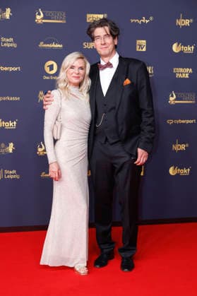 Uta Bresan with her husband Karsten Freund at the 32nd Golden Hen Awards ceremony in 2026 at the Leipzig Trade Fair, Leipzig, September 4, 2026 Foto:xR.xStoffelsx xFuturexImagex henne_6545