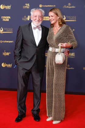 Dieter Hallervorden with his wife Christiane Zander at the 32nd Golden Hen Awards ceremony in 2026 at the Leipzig Trade Fair, September 4, 2026 Foto:xR.xStoffelsx xFuturexImagex henne_6596