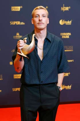 Felix Lobrecht at the 32nd Golden Hen Awards ceremony in 2026 at the Leipzig Trade Fair, September 4, 2026 Foto:xR.xStoffelsx xFuturexImagex henne_6643