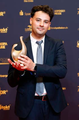 Majeed Yarim at the 32nd Golden Hen Awards ceremony in 2026 at the Leipzig Trade Fair, Leipzig, September 4, 2026 Foto:xR.xStoffelsx xFuturexImagex henne_6648