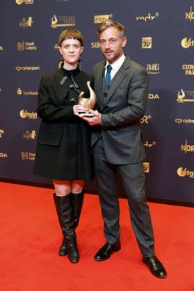 Liv Lisa Fries and Volker Bruch at the 32nd Golden Hen Awards ceremony in 2026 at the Leipzig Trade Fair, September 4, 2026 Foto:xR.xStoffelsx xFuturexImagex henne_6653
