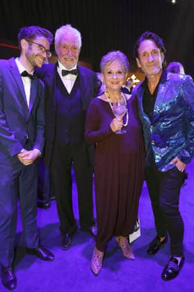 Gast, Klaus Lenk, Dagmar Frederic, and Falk Willy Wild at the 32nd Golden Hen Awards ceremony in 2026 at the Leipzig Trade Fair, September 4, 2026 Foto:xR.xStoffelsx xFuturexImagex henne_6693