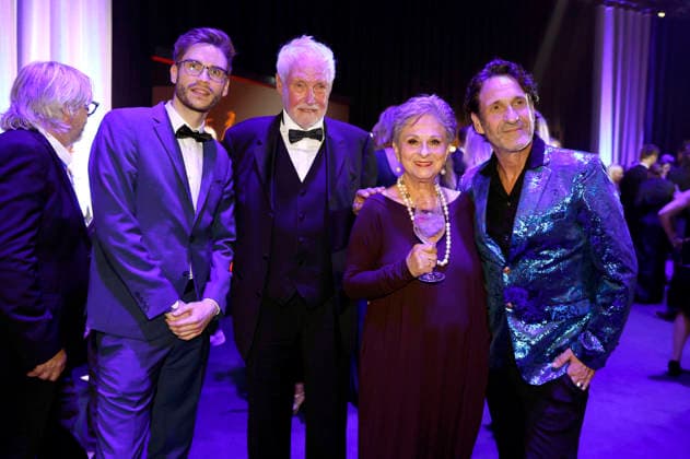 Gast, Klaus Lenk, Dagmar Frederic, and Falk Willy Wild at the 32nd Golden Hen Awards ceremony in 2026 at the Leipzig Trade Fair, September 4, 2026 Foto:xR.xStoffelsx xFuturexImagex henne_6694