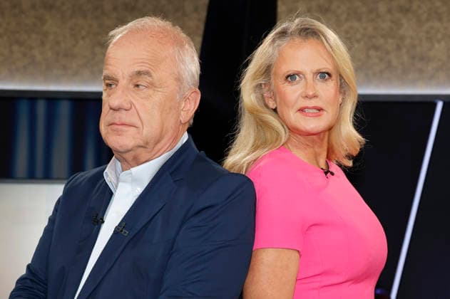 Hubertus Meyer Burckhardt and Barbara Schöneberger during the taping of the NDR Talk Show at the NDR television studio in Lokstedt, Hamburg, September 4, 2026 Foto:xH.xHartmannx xFuturexImagex ndr_talk0409_6933