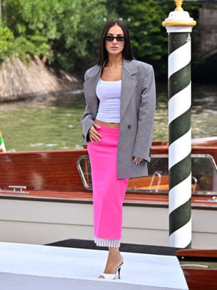 IPA88137952 - Venice, 83rd Venice International Film Festival 2026 Day 4 Arrivals at the Excelsior Hotel™s pier Pictured: Giulia de Lellis  Copyright: xManuelexMangiarottix xPoolxPhotoxEventsx08x 88137952