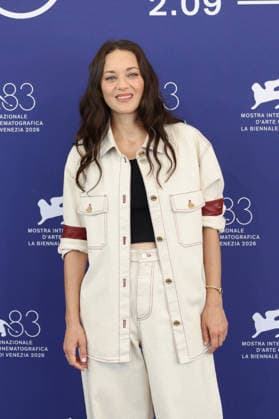 Venice 2026 Marion Cotillard Photocall NB Marion Cotillard Chanel Mentor attending the Biennale College Cinema Photocall as part of the 83th Venice International Film Festival at the Lido in Venice, Italy on September 05, 2026. Photo by Nasser Berzane ABACAPRESS.COM Venice Italy  Copyright: xBerzanexNasser ABACAx