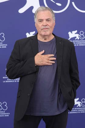 Amos Gitai at the photocall for the documentary *The Road to Jericho* at the 2026 Venice Biennale, the 83rd Venice International Film Festival, at the Palazzo del Casino in Venice, September 5, 2026 Foto:xD.xBedrosianx xFuturexImagex jericho_6907