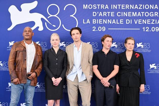 September 5, 2026, Venice, Rome, Italy: Bokeem Woodbine, Phoebe Bridgers, Robert Pattinson, Skyler Gisondo, and Merritt Wever during the photocall for the film Primetime, 83rd Venice International Film Festival, Venice, September 5, 2026 Venice Italy  - ZUMAa289 20260905_zia_a289_048 Copyright: xMariaxLauraxAntonellix xAgfx