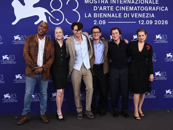 IPA88144271 - Venice, 83rd Venice International Film Festival 2026 - Day 4 - PRIMETIME photocall - Pictured: Bokeem Woodbine, Phoebe Bridgers, Robert Pattinson, Lance Oppenheim, Skyler Gisondo, and Merritt Wever  Copyright: xAlbertoxTerenghix xPoolxPhotoxEventsx08x 88144271