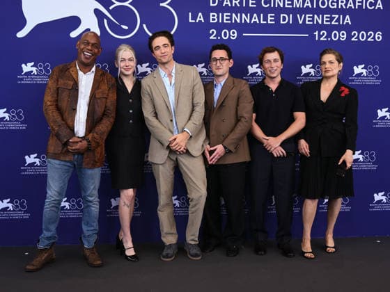 IPA88144280 - Venice, 83rd Venice International Film Festival 2026 - Day 4 - PRIMETIME photocall - Pictured: Bokeem Woodbine, Phoebe Bridgers, Robert Pattinson, Lance Oppenheim, Skyler Gisondo, and Merritt Wever  Copyright: xAlbertoxTerenghix xPoolxPhotoxEventsx08x 88144280