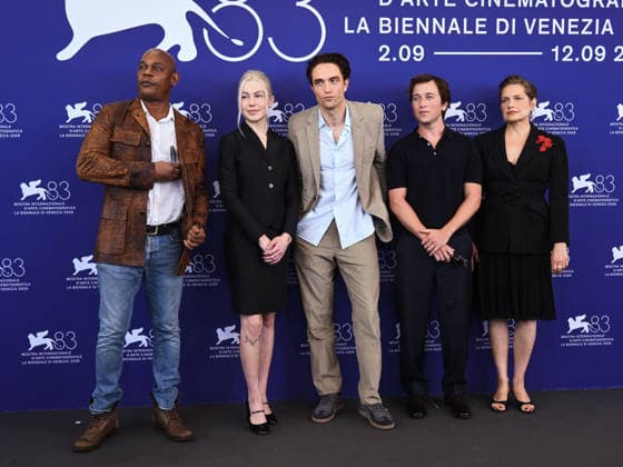 IPA88144284 - Venice, 83rd Venice International Film Festival 2026 - Day 4 - PRIMETIME photocall - Pictured: Bokeem Woodbine, Phoebe Bridgers, Robert Pattinson, Skyler Gisondo, and Merritt Wever  Copyright: xAlbertoxTerenghix xPoolxPhotoxEventsx08x 88144284