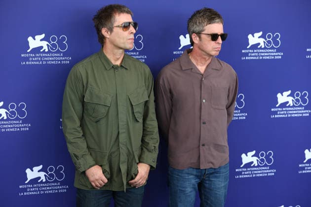 September 5, 2026, Venice Lido, Veneto, Italy: Brothers LIAM GALLAGHER and NOEL GALLAGHER during the Oasis Don t Look Back in Anger photocall at the 83rd Venice Film Festival at Sala Grande in Venice Lido, Italy Venice Lido Italy  - ZUMAc179 20260905_zep_c179_059 Copyright: xMickaelxChavetx