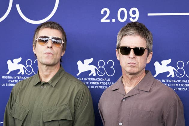 Oasis: Don t Look Back in Anger Photocall - The 83rd Venice International Film Festival VENICE, ITALY - SEPTEMBER 05: Liam Gallagher (L) and Noel Gallagher (R) attend the Oasis: Don t Look Back in Anger Photocall during the 83rd Venice International Film Festival at Palazzo del Casino on September 05, 2026 in Venice, Italy. Primo Barol Anadolu Venice Italy. Editorial use only. Please get in touch for any other usage.  Copyright: x2026xAnadoluxPrimoxBarolx