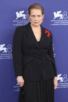 Merritt Wever at the photocall for the film *Primetime* at the 2026 Venice Biennale—the 83rd Venice International Film Festival—at the Palazzo del Casino in Venice, September 5, 2026 Foto:xD.xBedrosianx xFuturexImagex primetime_6902