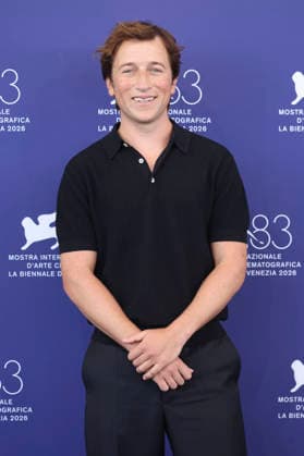 Skyler Gisondo at the photocall for the movie *Primetime* at the 2026 Venice Biennale—the 83rd Venice International Film Festival—at the Palazzo del Casino in Venice, September 5, 2026 Foto:xD.xBedrosianx xFuturexImagex primetime_6911