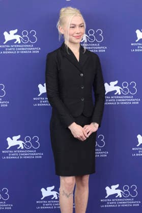 Phoebe Bridgers at the photocall for the movie *Primetime* at the 2026 Venice Biennale—the 83rd Venice International Film Festival—at the Palazzo del Casino in Venice, September 5, 2026 Foto:xD.xBedrosianx xFuturexImagex primetime_6925