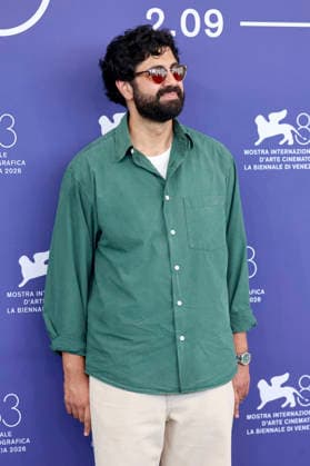 Ajon Singh at the photo call for the film *Primetime* at the 2026 Venice Biennale, the 83rd Venice International Film Festival, at the Palazzo del Casino in Venice, September 5, 2026 Foto:xD.xBedrosianx xFuturexImagex primetime_6955