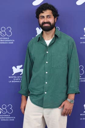 Ajon Singh at the photo call for the film *Primetime* at the 2026 Venice Biennale, the 83rd Venice International Film Festival, at the Palazzo del Casino in Venice, September 5, 2026 Foto:xD.xBedrosianx xFuturexImagex primetime_6957