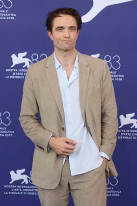 Robert Pattinson at the photocall for the movie *Primetime* at the 2026 Venice Biennale, the 83rd Venice International Film Festival, at the Palazzo del Casino in Venice, September 5, 2026 Foto:xD.xBedrosianx xFuturexImagex primetime_6963