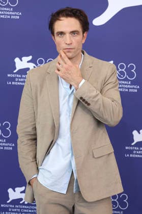 Robert Pattinson at the photocall for the movie *Primetime* at the 2026 Venice Biennale, the 83rd Venice International Film Festival, at the Palazzo del Casino in Venice, September 5, 2026 Foto:xD.xBedrosianx xFuturexImagex primetime_6967