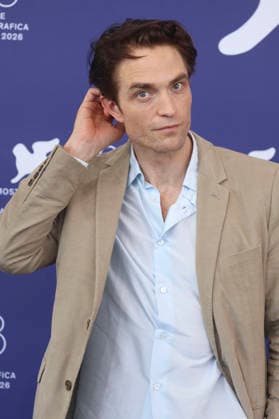 Robert Pattinson at the photocall for the movie *Primetime* at the 2026 Venice Biennale, the 83rd Venice International Film Festival, at the Palazzo del Casino in Venice, September 5, 2026 Foto:xD.xBedrosianx xFuturexImagex primetime_6970