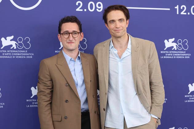 Lance Oppenheim and Robert Pattinson at the photocall for the movie *Primetime* at the 2026 Venice Biennale—the 83rd Venice International Film Festival—at the Palazzo del Casino in Venice, September 5, 2026 Foto:xD.xBedrosianx xFuturexImagex primetime_6987