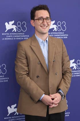 Lance Oppenheim at the photocall for the movie *Primetime* at the 2026 Venice Biennale—the 83rd Venice International Film Festival—at the Palazzo del Casino in Venice, September 5, 2026 Foto:xD.xBedrosianx xFuturexImagex primetime_6990