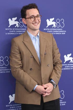 Lance Oppenheim at the photocall for the movie *Primetime* at the 2026 Venice Biennale—the 83rd Venice International Film Festival—at the Palazzo del Casino in Venice, September 5, 2026 Foto:xD.xBedrosianx xFuturexImagex primetime_6991