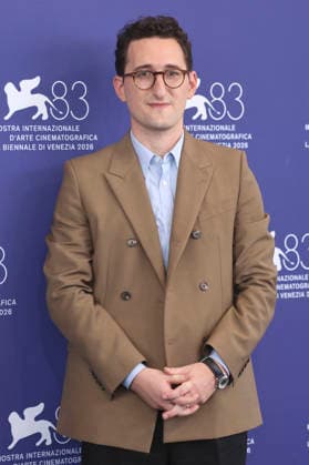 Lance Oppenheim at the photocall for the movie *Primetime* at the 2026 Venice Biennale—the 83rd Venice International Film Festival—at the Palazzo del Casino in Venice, September 5, 2026 Foto:xD.xBedrosianx xFuturexImagex primetime_6992