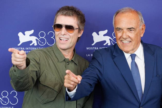 News - Oasis: Don t Look Back in Anger Photocall - The 83rd Venice International Film Festival VENICE, ITALY - SEPTEMBER 05: Liam Gallagher and Alberto Barbera attend the Oasis: Don t Look Back in Anger Photocall during the 83rd Venice International Film Festival at Palazzo del Casino on September 05, 2026 in Venice, Italy. Photo: Cinzia Camela. Lido di Venezia Palazzo del Casino Italy Copyright: xCinziaxCamelax xLiveMediax LPN_2644331