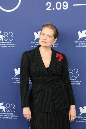 Photocall du film Primetime lors de la 83eme Mostra de Venise Merritt Wever attend the PRIMETIME Photocall during the 83rd Venice International Film Festival at Palazzo del Casino on September 05, 2026 in Venice, Italy during International Film Festival, Venezia Italia  Copyright: xKazukoxWakayamax
