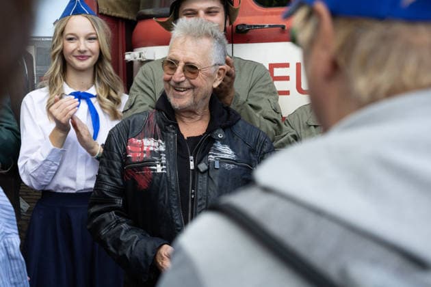 September 5, 2026, Movie Premiere, Comrade Martin Semmelrogge in the role of Mr. Glück, the pharmacist, at the Harmonie Lichtspiele in Markneukirchen, Saxony, Germany