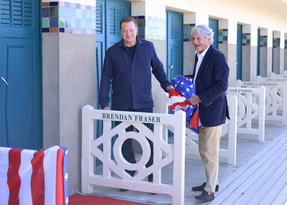 Brendan Fraser inaugurated his beach cabin on the Deauville boardwalk during the 52nd American Film Festival on September 5, 2026, in the presence of the city’s mayor, P. Augier, Denis Guignebourg, Bestimage. Brendan Fraser inaugurates his beach cabin on the Deauville boardwalk during the 52nd American Film Festival on September 5, 2026, in the presence of the city’s mayor, P. Augier, Deauville, France  Copyright: xDenisxGuignebourgx xBestimagexDenisxGuignebourgx xBestimagex