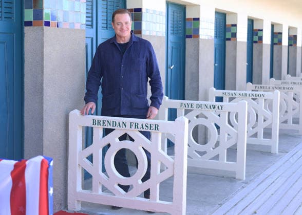 Brendan Fraser inaugurated his beach cabin on the Deauville boardwalk during the 52nd American Film Festival on September 5, 2026, in the presence of the city’s mayor, P. Augier, Denis Guignebourg, Bestimage. Brendan Fraser inaugurates his beach cabin on the Deauville boardwalk during the 52nd American Film Festival on September 5, 2026, in the presence of the city’s mayor, P. Augier, Deauville, France  Copyright: xDenisxGuignebourgx xBestimagexDenisxGuignebourgx xBestimagex