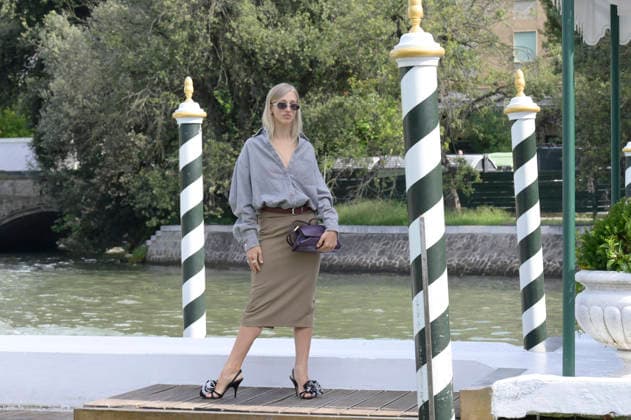 Virna Toppi arriving at the pier of the Hotel Excelsior at the 2026 Venice Biennale 83rd Venice International Film Festival Venice, September 5, 2026 Foto:xA.xM.xTinghinox xFuturexImagex toppi_6901