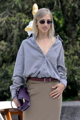 Virna Toppi arriving at the pier of the Hotel Excelsior at the 2026 Venice Biennale 83rd Venice International Film Festival Venice, September 5, 2026 Foto:xA.xM.xTinghinox xFuturexImagex toppi_6905