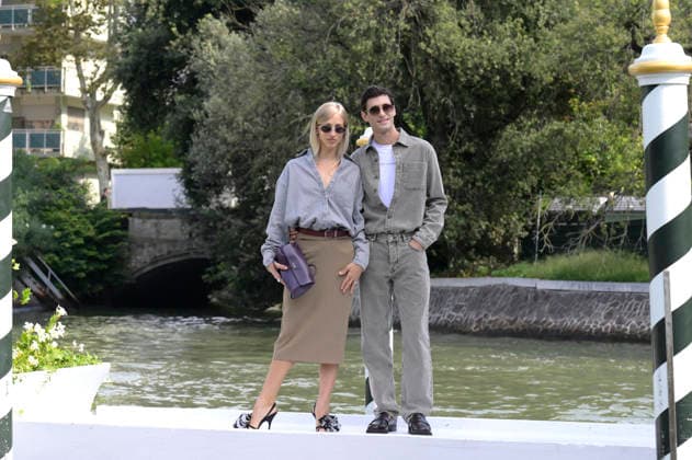 Virna Toppi and Nicola Del Freo upon their arrival at the pier of the Hotel Excelsior at the 2026 Venice Biennale 83rd Venice International Film Festival Venice, September 5, 2026 Foto:xA.xM.xTinghinox xFuturexImagex toppi_6910