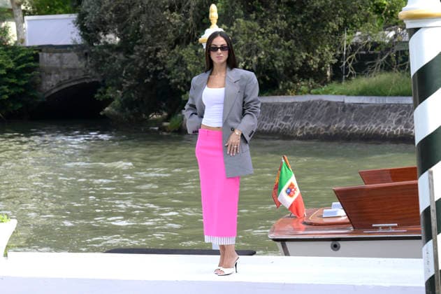 Giulia De Lellis arriving at the pier of the Hotel Excelsior at the 2026 Venice Biennale 83rd Venice International Film Festival Venice, September 5, 2026 Foto:xA.xM.xTinghinox xFuturexImagex lellis_6903