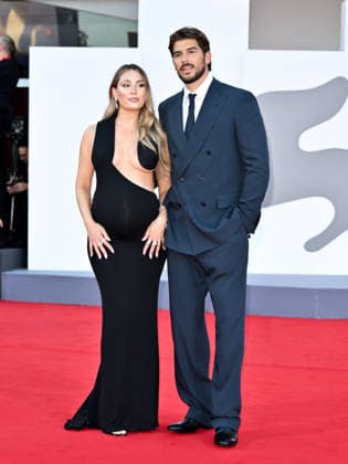 IPA88153982 - Venice, 83rd Venice International Film Festival 2026 - Night 4 - Red Carpet for the film SuccederÃ Questa Notte. Pictured: Angela Caloisi, Paolo Crivellin  Copyright: xSimonexComix xPoolxPhotoxEventsx08x 88153982