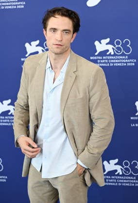 Cast at Primetime Photocall during the 83rd Venice International Film Festival at Palazzo del Casino Featuring: Robert Pattinson Where: Venice, Italy When: 05 Sep 2026 Credit: Cover Images EDITORIAL USE ONLY. NOT FOR USE BY NEWSPAPERS BASED IN THE UK. Copyright: xx coverimg55983146