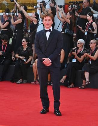Red Carpet for the film Primetime at the 2026 Venice Film Festival Red Carpet for the film Primetime at the 2026 Venice Film Festival. 05 Sep 2026 Pictured: Skyler Gisondo.  Copyright: xThexMegaxAgencyxMEGAx