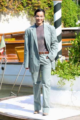Claudia Salas upon her arrival at the pier of the Hotel Excelsior at the 2026 Venice Biennale, 83rd Venice International Film Festival, Venice, September 5, 2026 Foto:xA.xM.xTinghinox xFuturexImagex salas_6902
