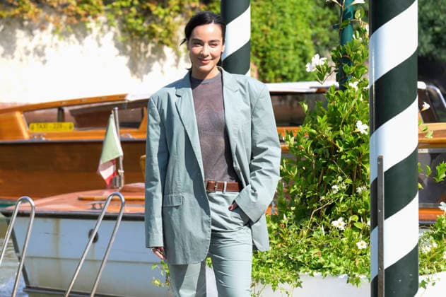 Claudia Salas upon her arrival at the pier of the Hotel Excelsior at the 2026 Venice Biennale, 83rd Venice International Film Festival, Venice, September 5, 2026 Foto:xA.xM.xTinghinox xFuturexImagex salas_6905